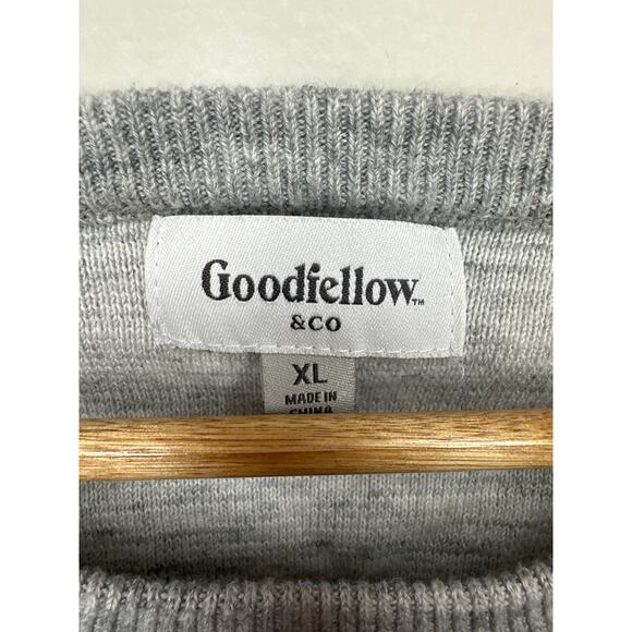 Goodfellow Gray Long Sleeve Sweater Size XL - Picture 4 of 5